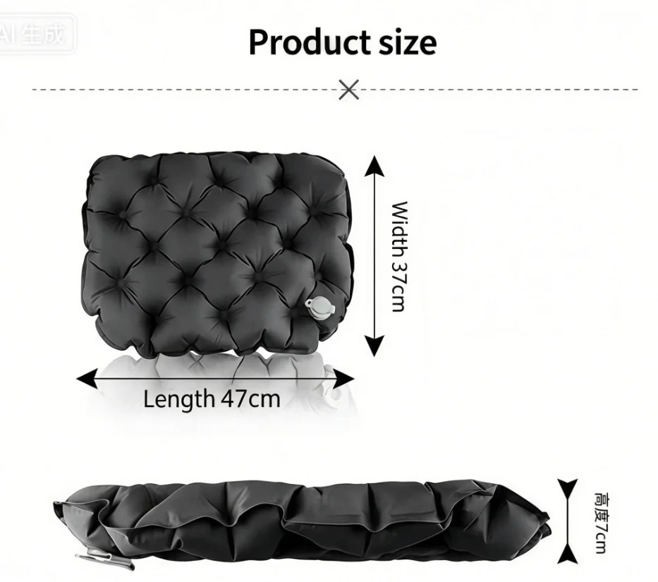 Portable Inflatable Seat Cushi - огляд і ціна Outdoor Camping Rugs