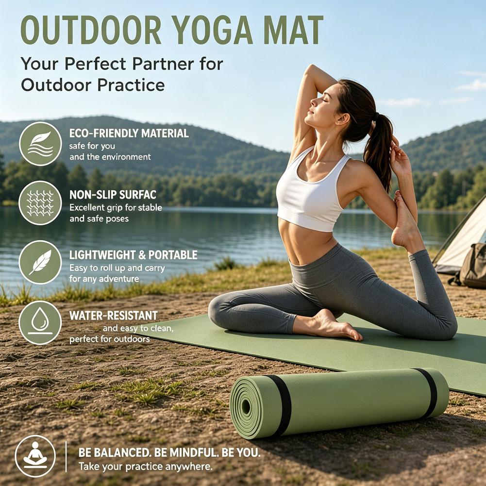 Non Slip EVA Yoga Mat Lightwei - огляд і ціна Outdoor Camping Rugs